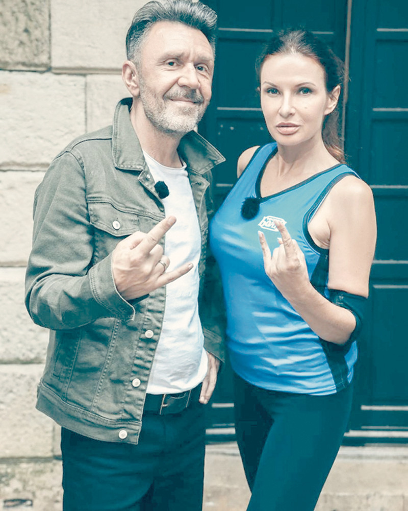 С Сергеем Шнуровым на съемках нового сезона программы «Форт Боярд»