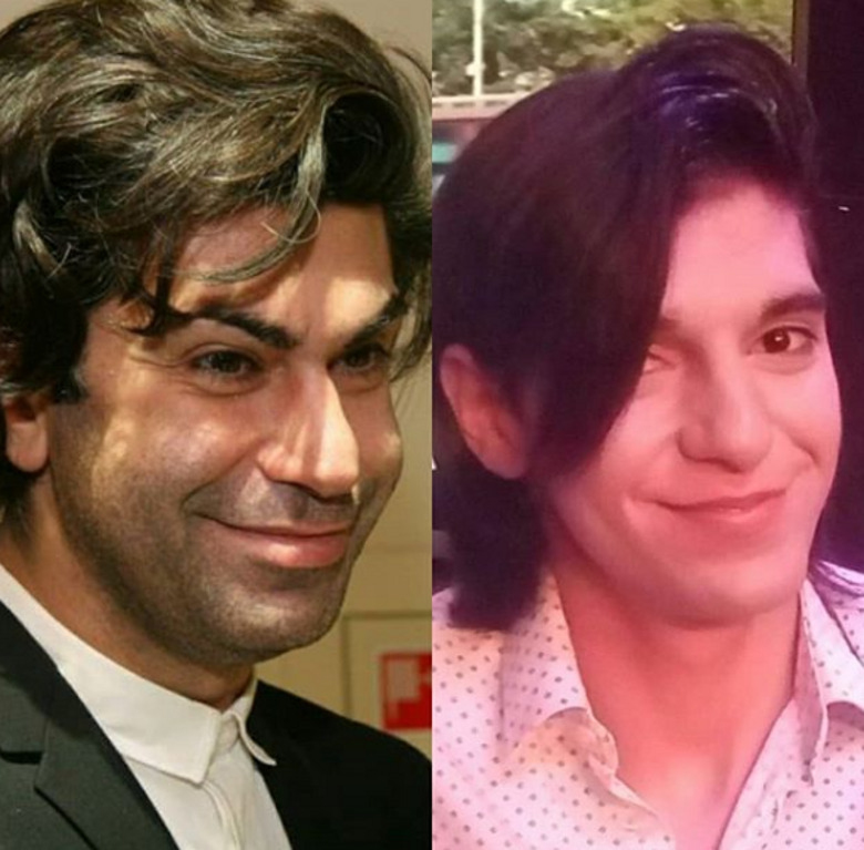 Коллаж из фото Николая Цискаридзе и Тимура, опубликованный самим молодым человеком