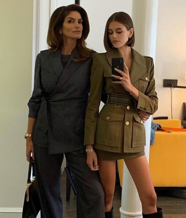 Синди Кроуфорд с дочерью