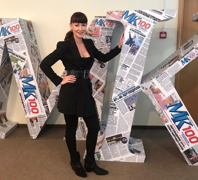 Нонна Гришаева на театральной премии МК