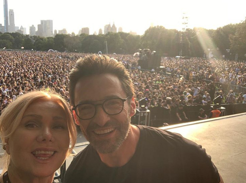 Хью Джекман с женой