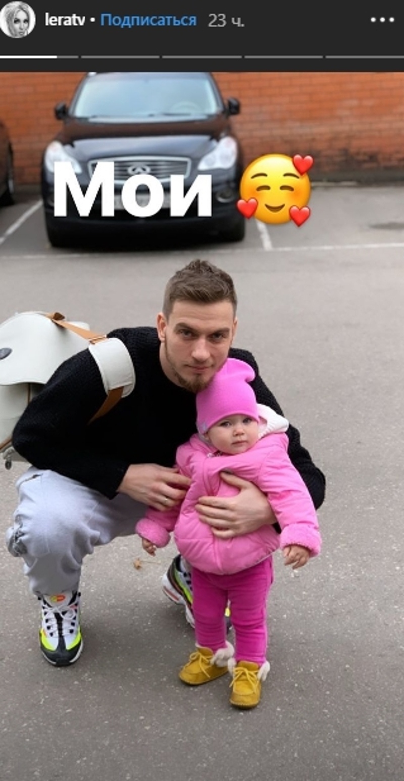 Игорь Макаров с наследницей Машей