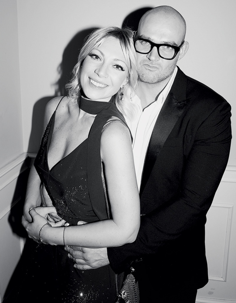 Аврора с супругом, режиссером Алексеем Трейманом