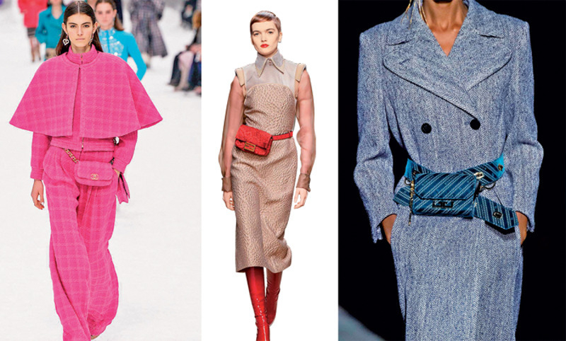 Поясные сумки не выходят из моды