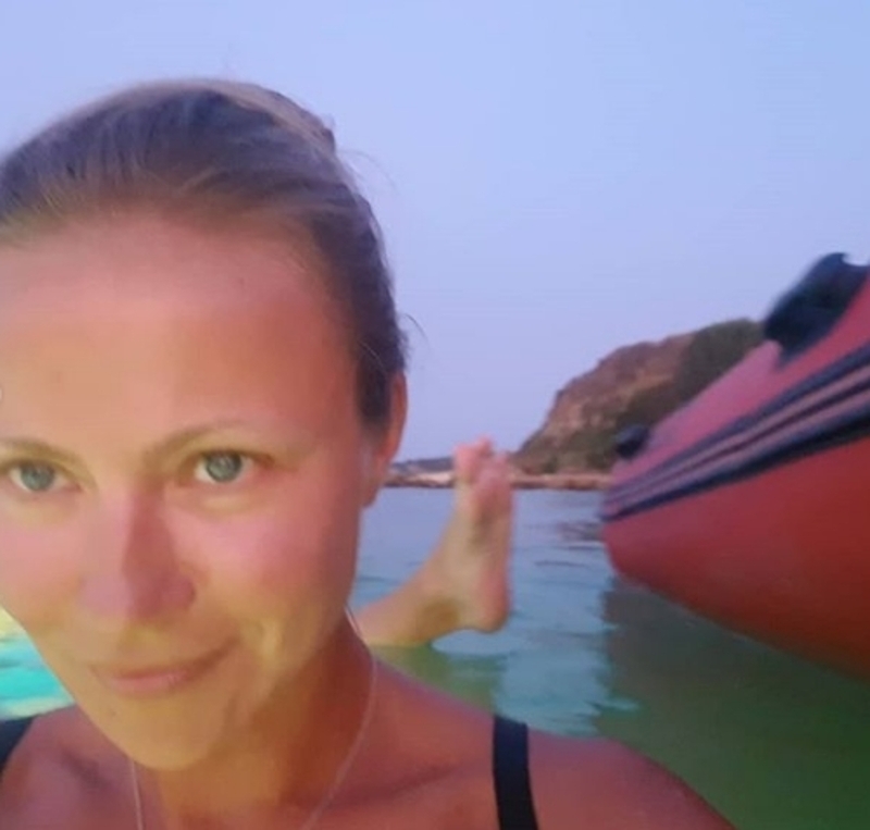 Мария Миронова на отдыхе