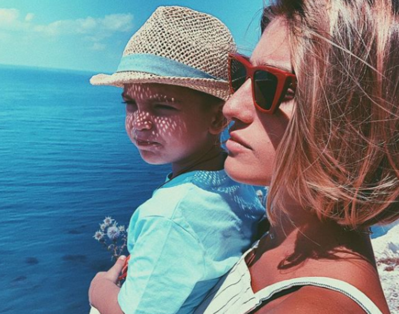 Нино Нинидзе с сыном