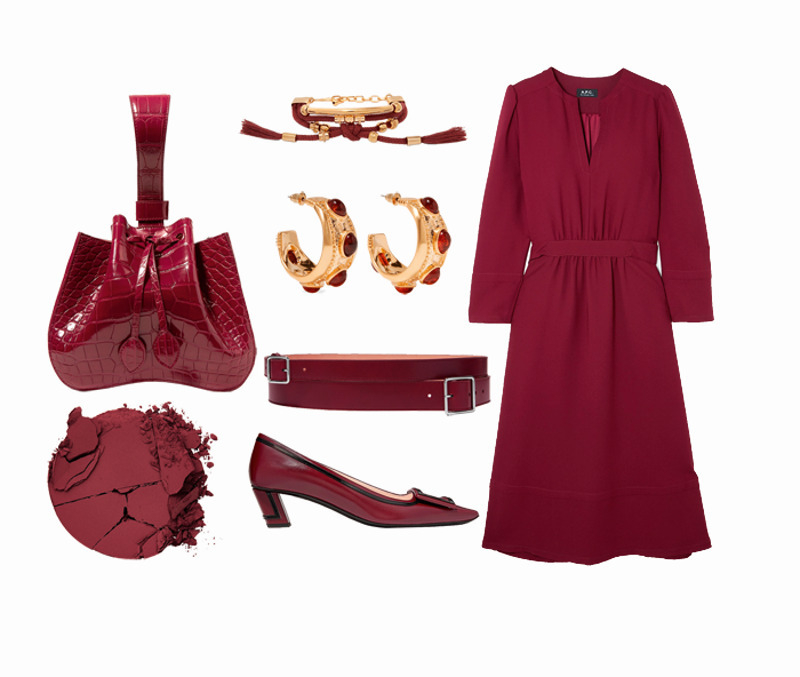 Винные оттенки - самые модные в этом сезоне
