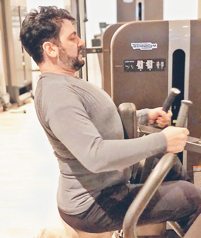 В последнее время Юсиф увлекся спортом