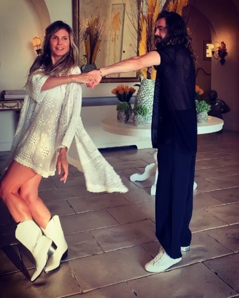 Хайди Клум с Томом Каулитцем