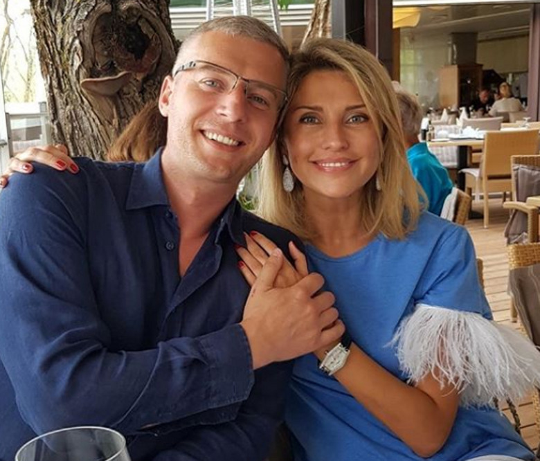 Екатерина Архарова с мужем