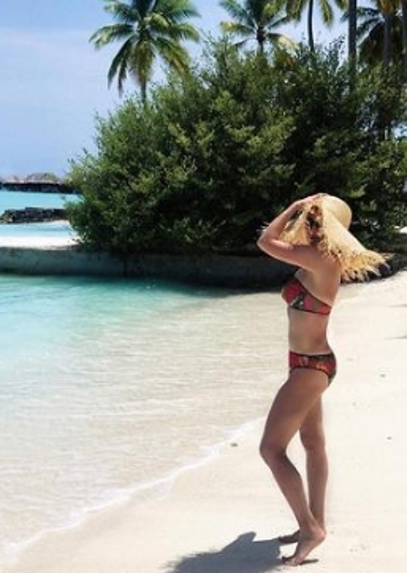 Татьяна Буланова на Мальдивах