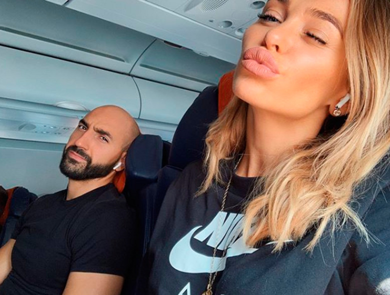 Анна Хилькевич с мужем