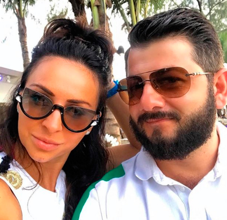 Михаил Галустян с женой Викторией