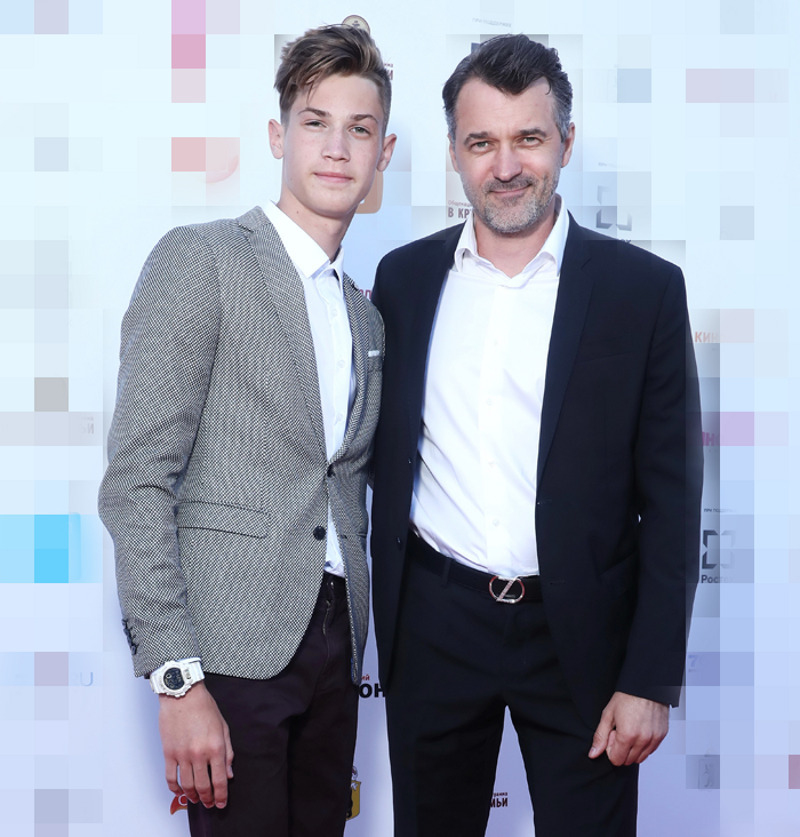 Павел Трубинер с сыном Александром