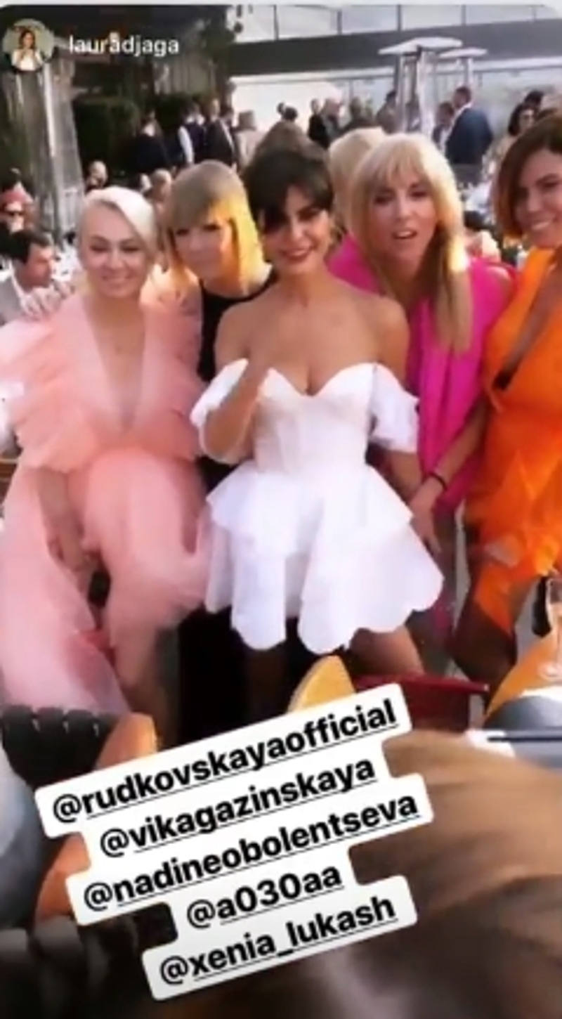 Гости свадьбы Резо Гигинеишвили и Надежды Оболенцевой