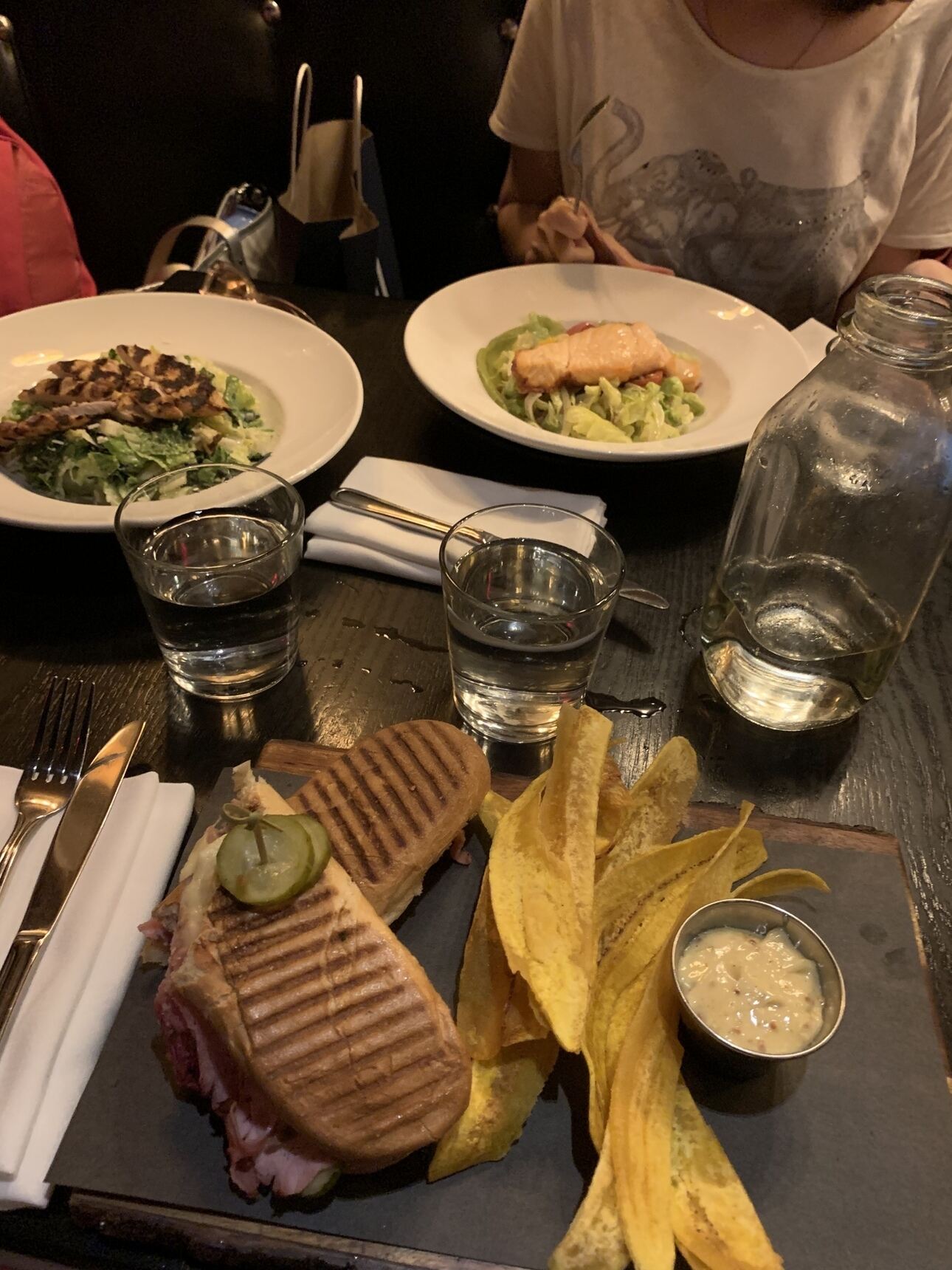 Порции непривычно большие для нас