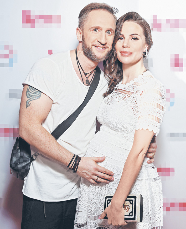 Оскар Кучера с женой