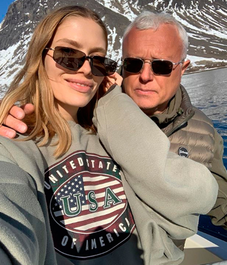 Елена Перминова с мужем