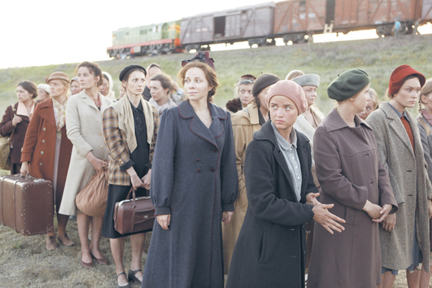 Екатерина Гусева на съемках