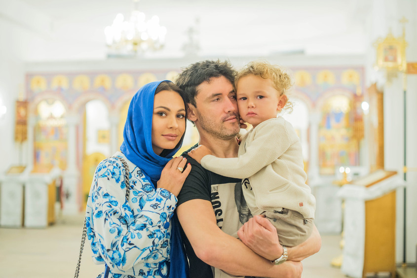 Инна и Юрий Жирковы с сыном