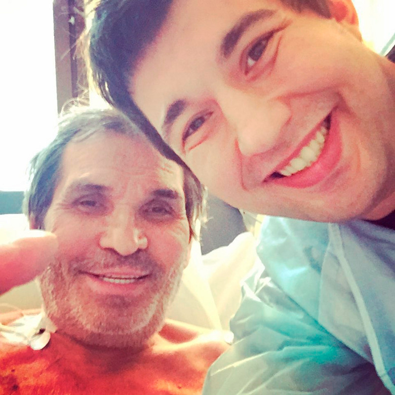 Бари Алибасов с сыном