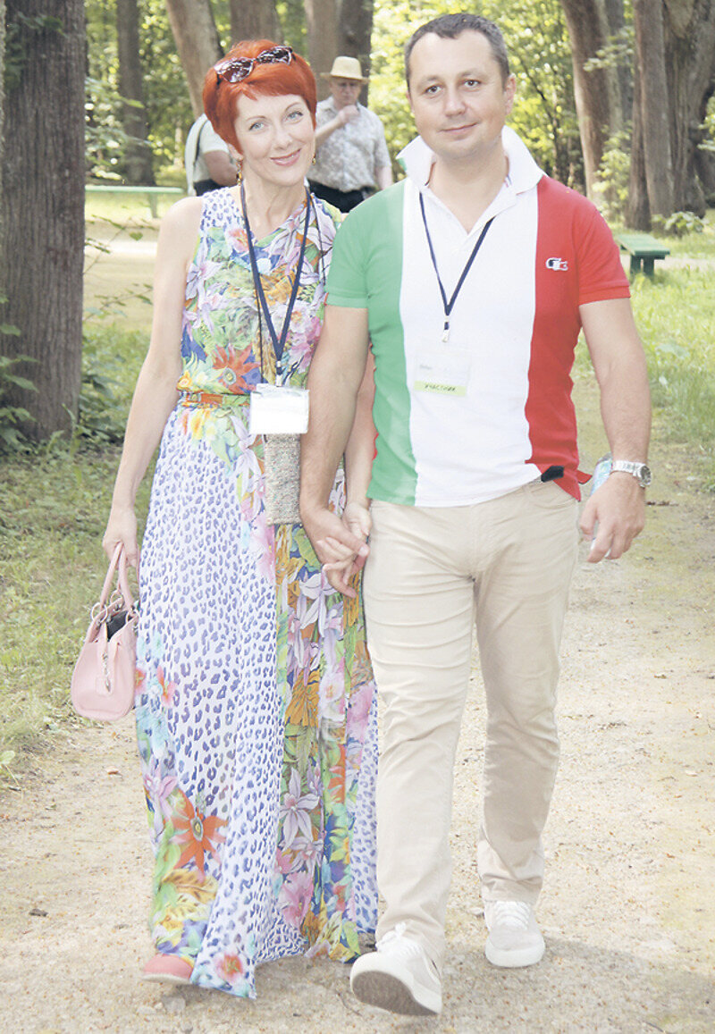 Оксана Сташенко с супругом Владиславом Миной