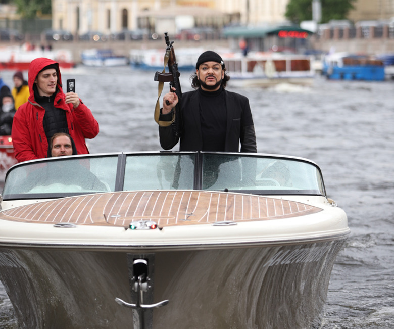 Филипп Киркоров на съемках нового клипа