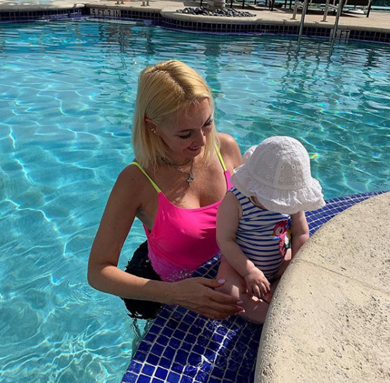 Лера Кудрявцева и дочь Маша