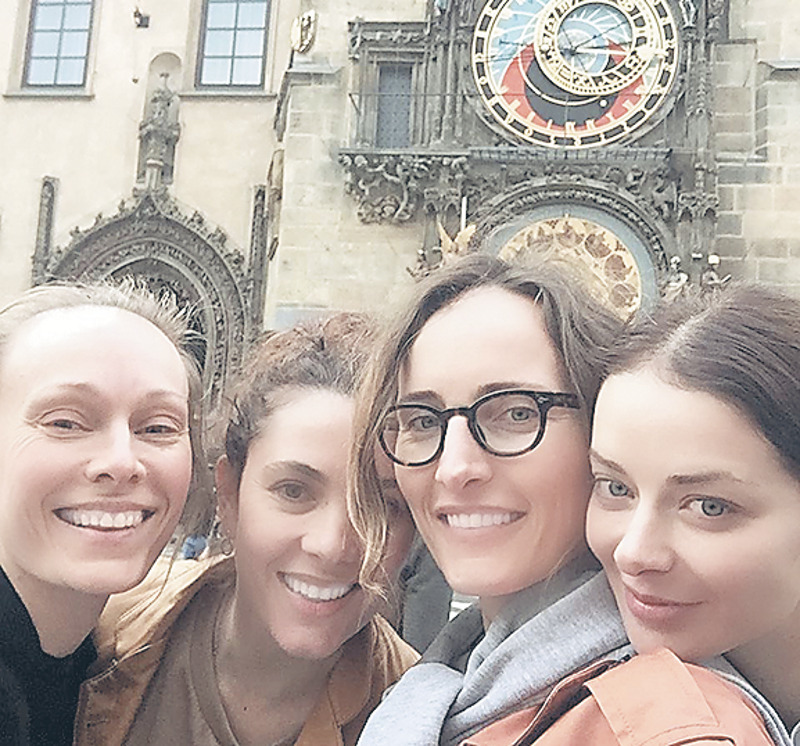 Марина Александрова, Ольга Ломоносова, Янина Соколовская и Анастасия Бегунова