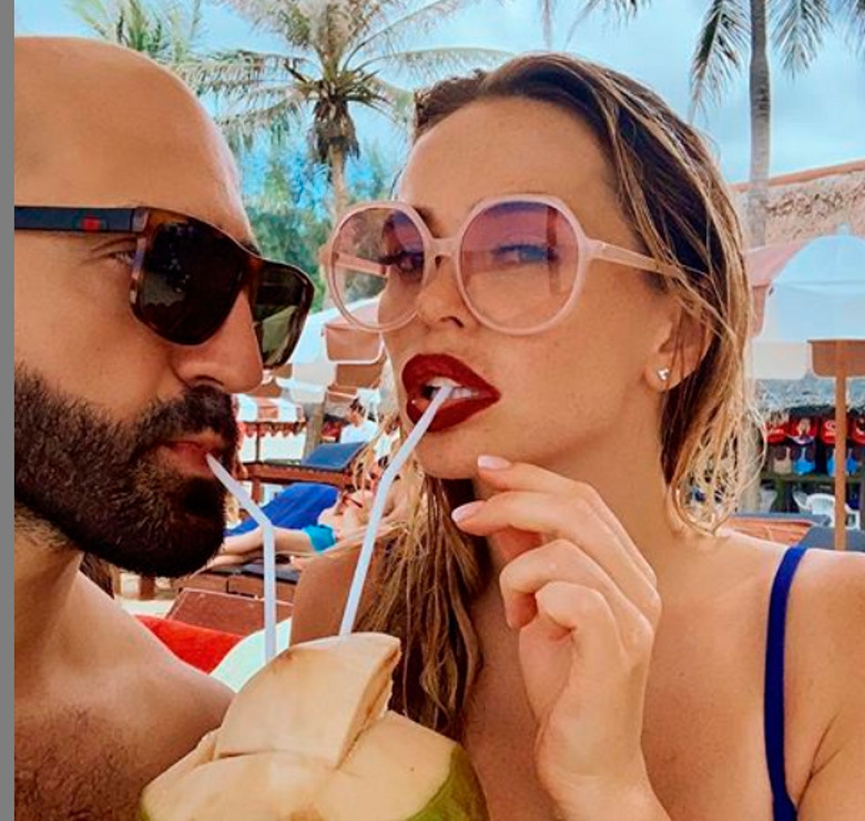 Анна Хилькевич с мужем