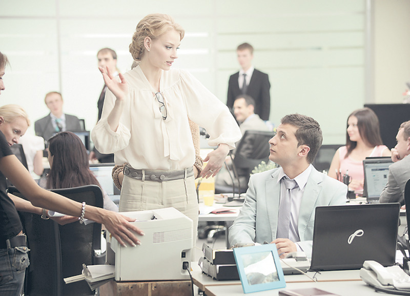 Владимир Зеленский в фильме «Служебный роман. Наше время»