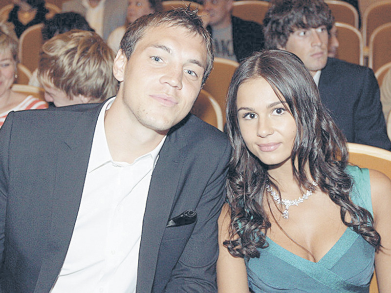 С супругой Кристиной Орловой