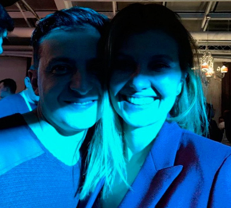 Владимир и Елена Зеленские