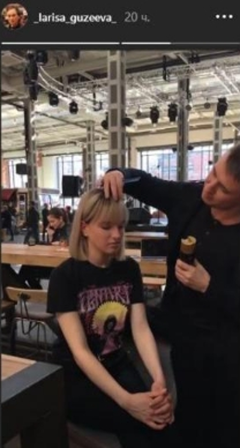 Дочь Гузеевой тоже стала блондинкой
