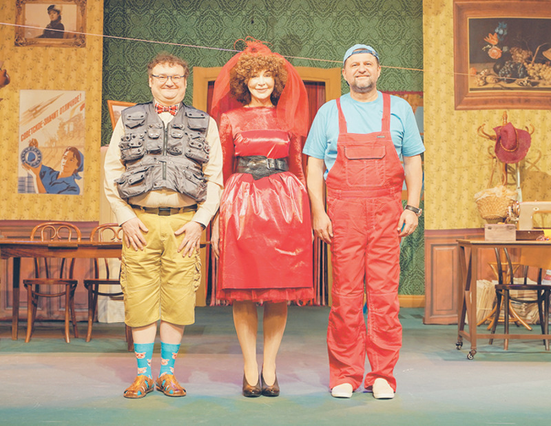 В спектакле «Еврейское счастье» театра «Миллениум» с Татьяной Васильевой и Александром Самойленко