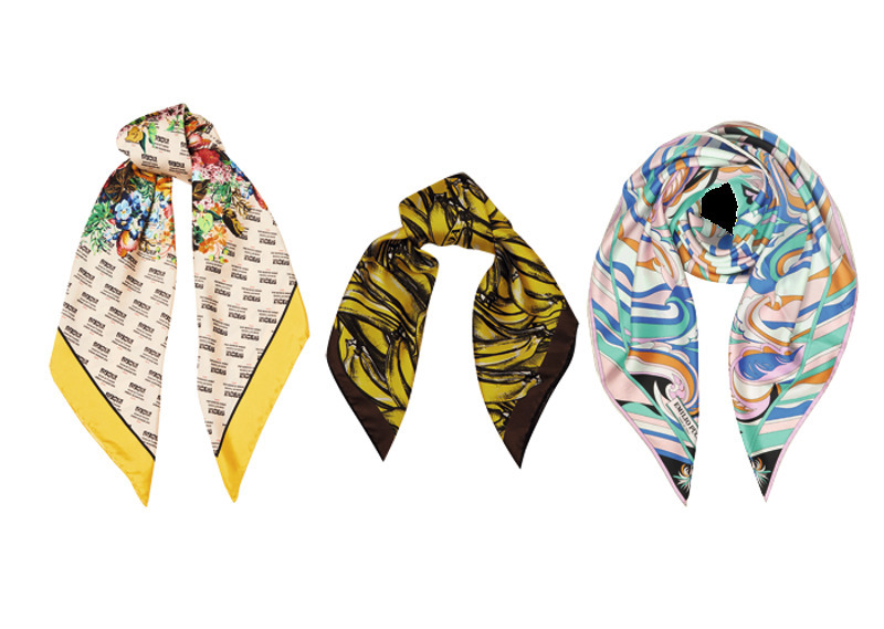 Шейный платок добавит нотку элегантности в любой образ