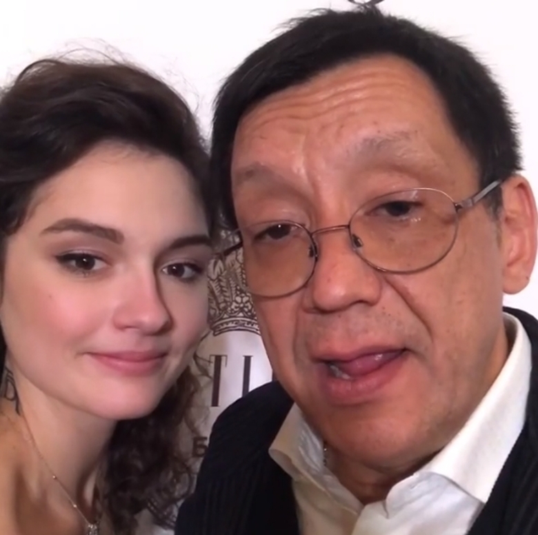 Егор Кончаловский с дочерью Марией