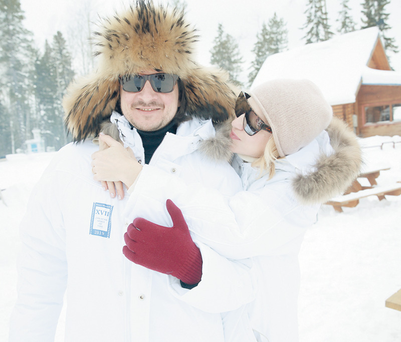 Ирина Гринева с мужем Максимом Шабалиным