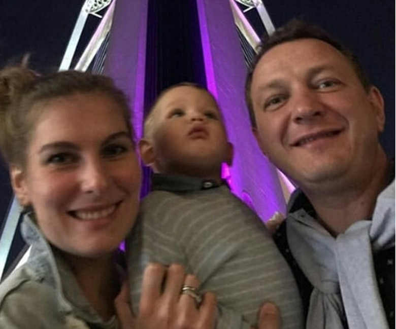 Марат Башаров с женой Екатериной и их сыном