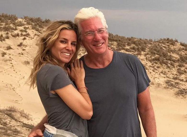 Ричард Гир с Александрой Сильва