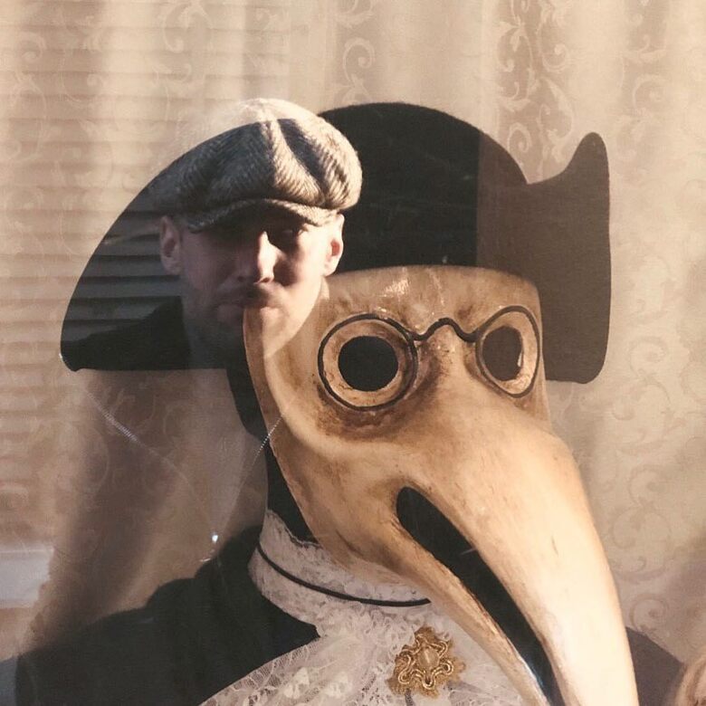 Дмитрий Шепелев на карнавале в Венеции