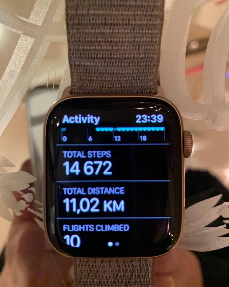 Шагомер Елены Малышевой