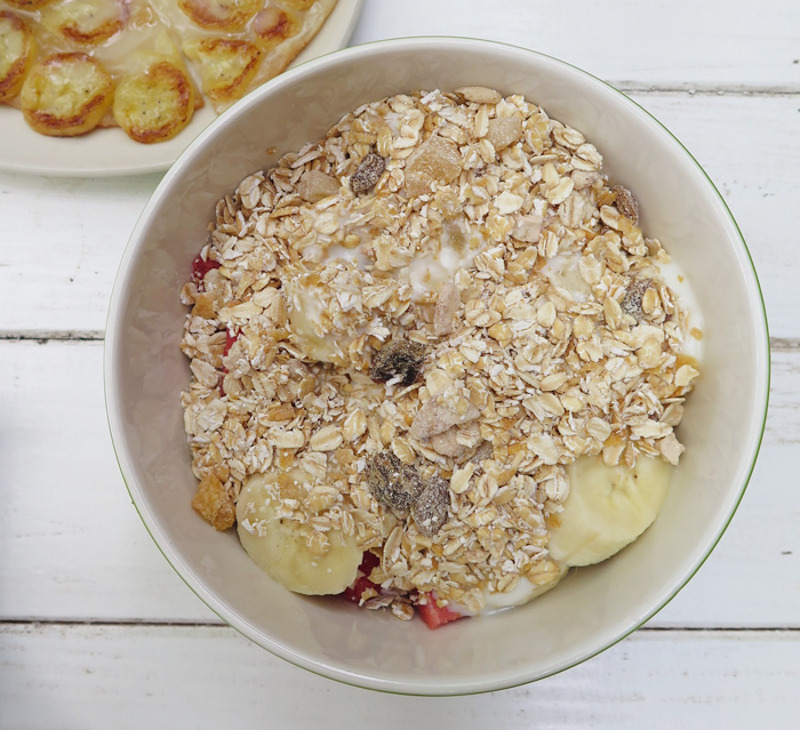 Овсянка с бананом - отличный завтрак