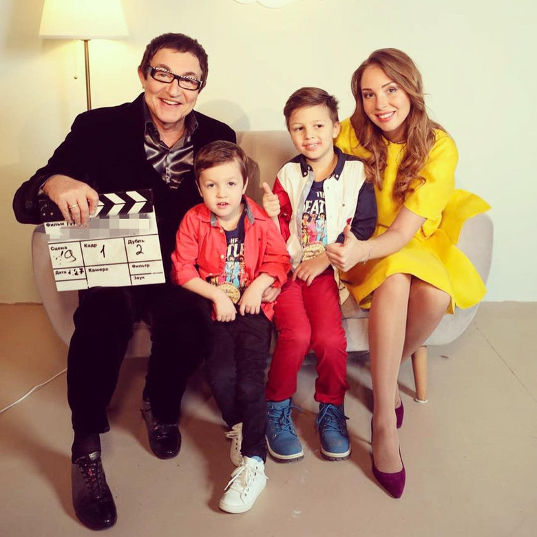 Дмитрий, Полина, Александр и Федор Дибровы