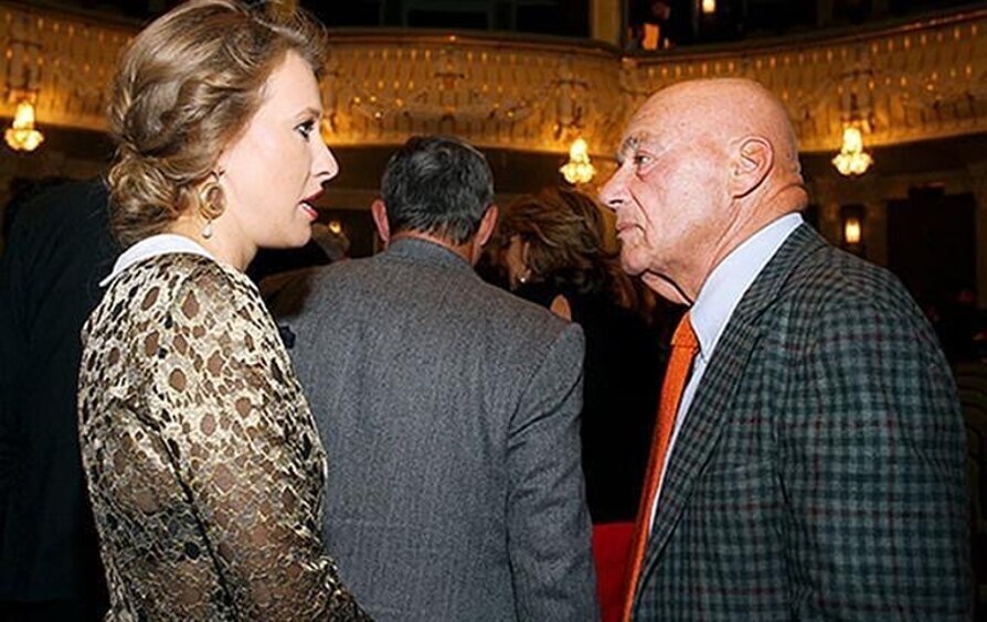 Владимир Познер и Ксения Собчак