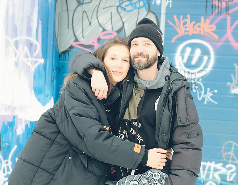 Владимир Кристовский с женой