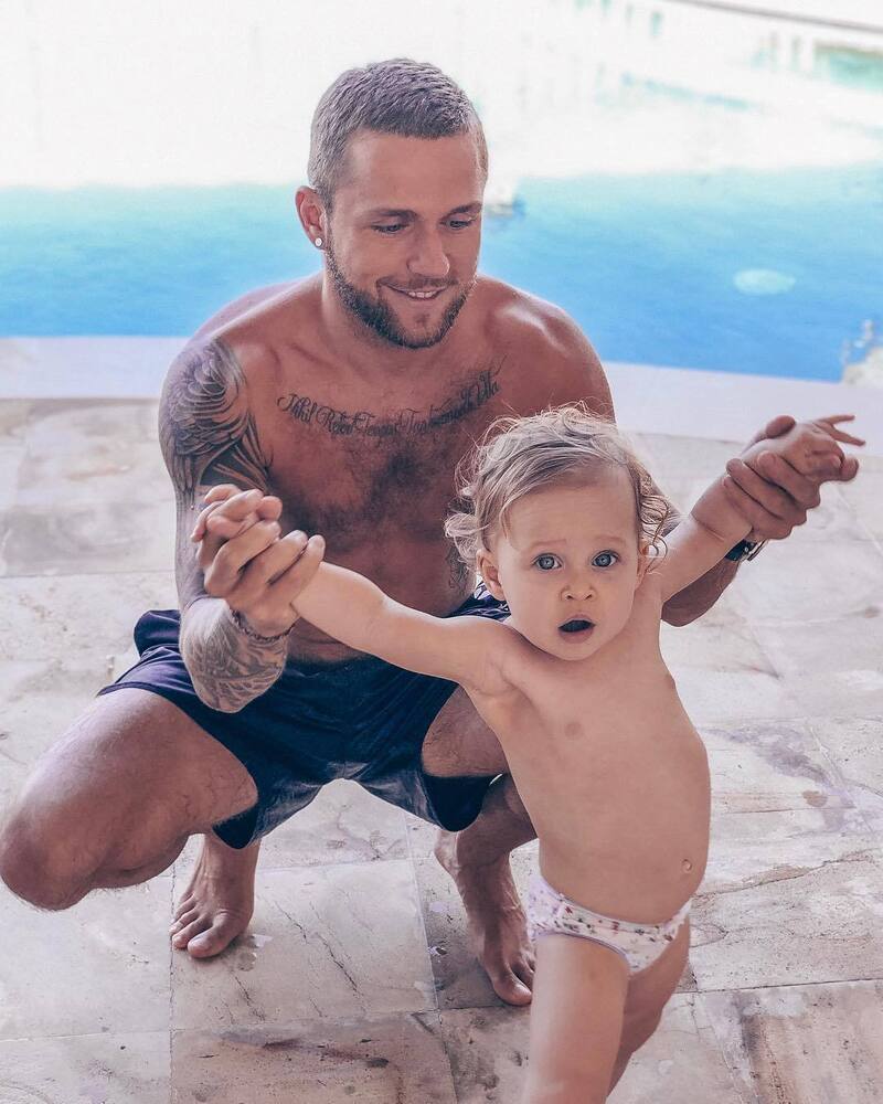 Влад Соколовский и маленькая Мия