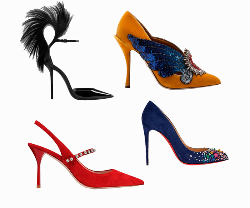 Для вечерних выходов ничего лучше классической шпильки еще не изобрели