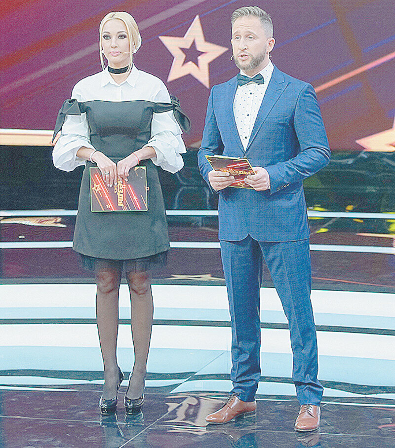 С Лерой Кудрявцевой на телешоу «Звезды сошлись»