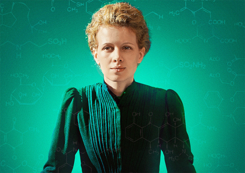 В фильме «Мария Кюри» главную роль сыграла Каролина Грушка